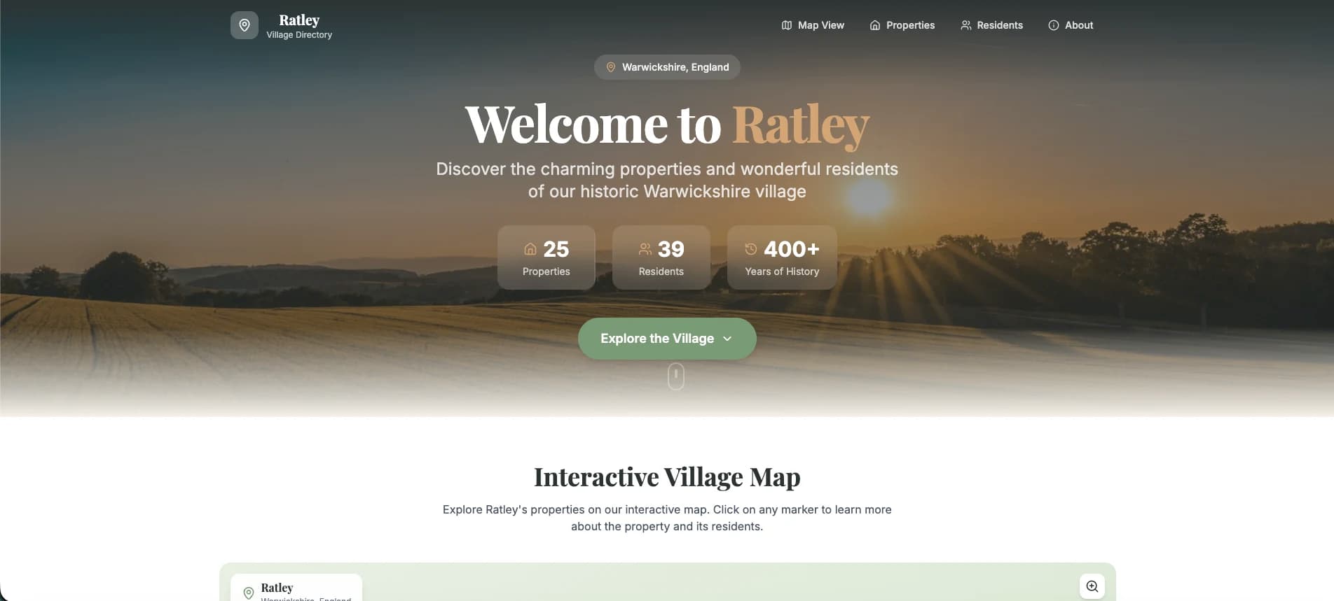 Map Homes Residents preview